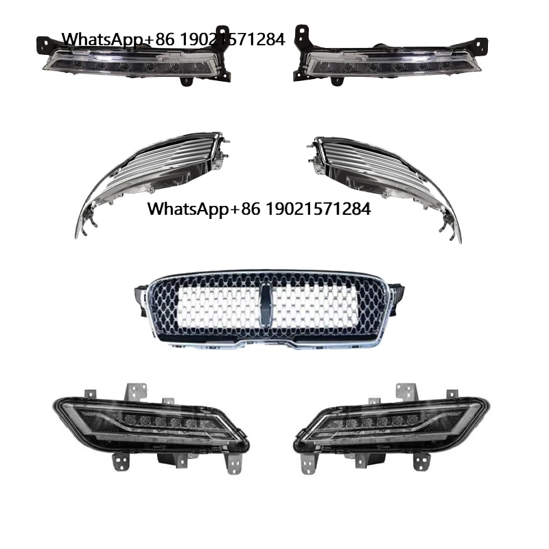 CZJF New style Auto Parts Front Left Drive LED Fog Light Front Grille For Lincoln MKZ 2013 2014 2015 2020 2021