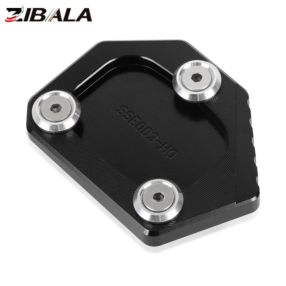 Side Kickstand Stand Plate Enlarger Pads For Honda XL600V XL650V XL700V Transalp SLR 650 Dominator NM-4 XRV750 RD07 Africa Twin