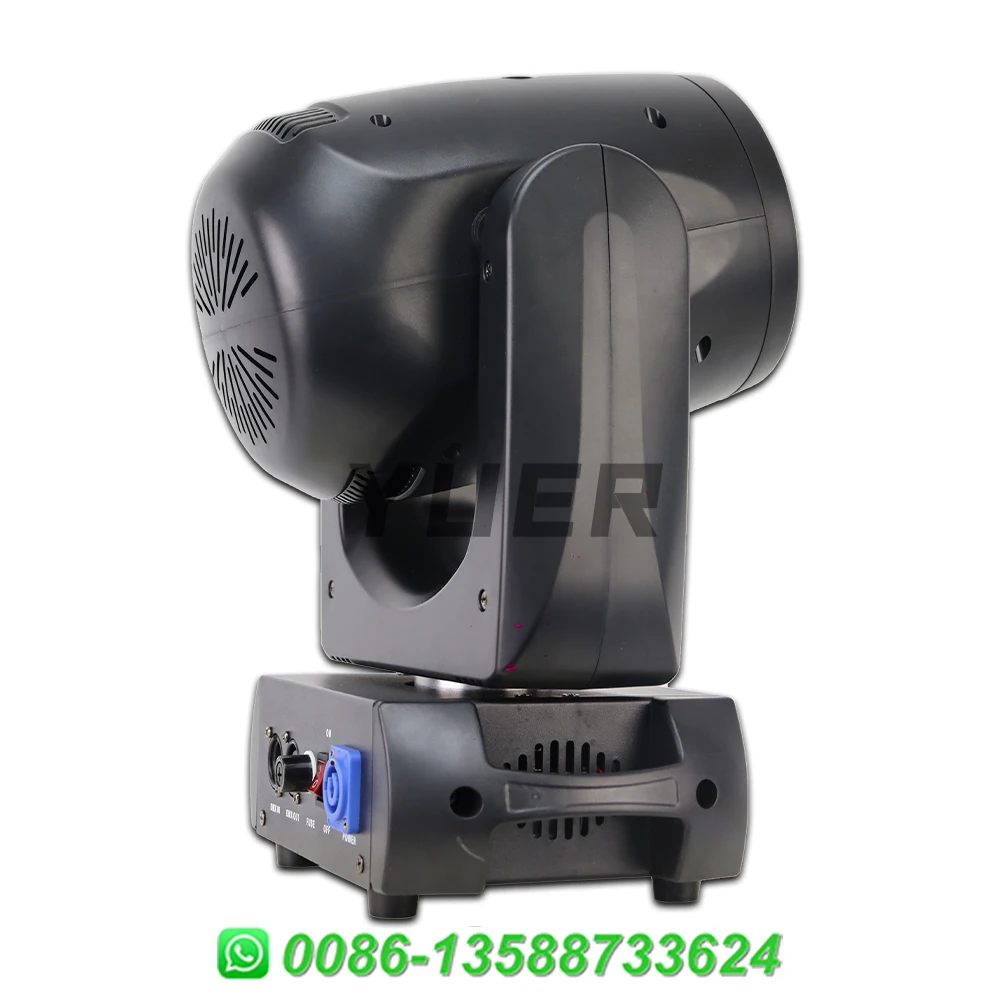 Imagem -04 - Led Moving Head Prisma Hexagonal Anel 18 Prisma Rotativo Gobo Stage Light dj Disco Party Bar de Casamento Novo 200w