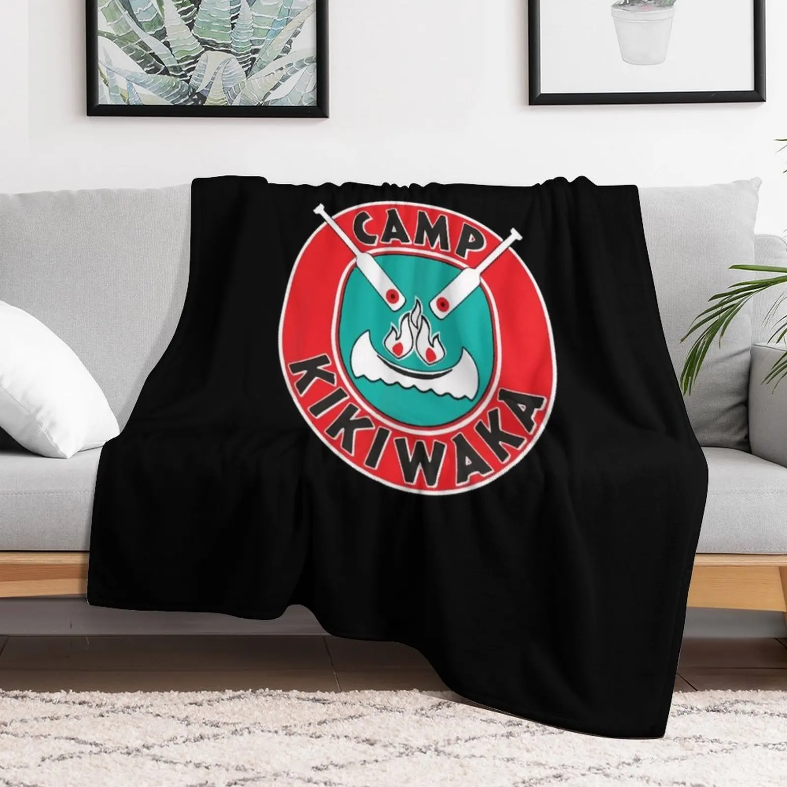 camp kikiwaka Throw Blanket blankets ands Shaggy Fashion Sofas Blankets