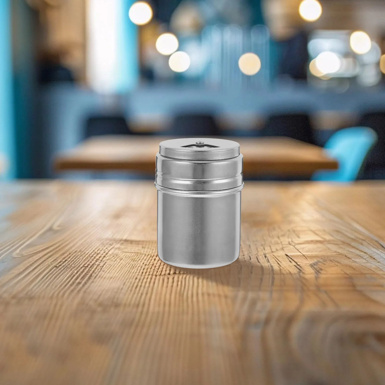 Stainless Steel Seasoning Bottle Set Airtight Spice Shaker Rotatable Lid Salt Container Toothpick Dispenser Travel Cooking