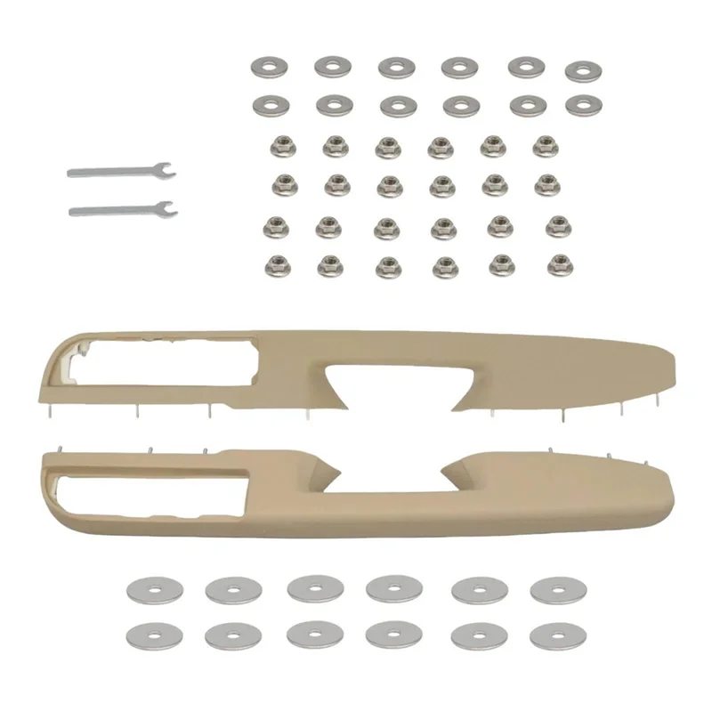 

80994 80995 Armrest Cover Beige For Chevy GMC Tahoe Silverado 10-14 Driver Left Door Panel Handle Armrest Repair B