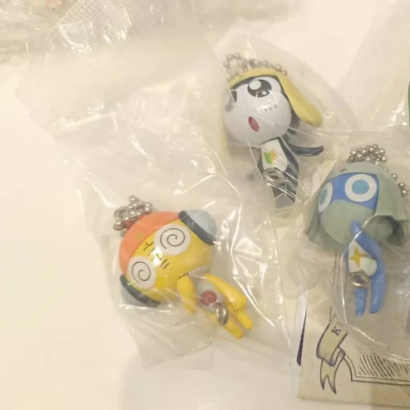 En Stock Bandai Gacha sargento Keroro conexión de personajes colgantes tridimensionales adornos cadena juntos