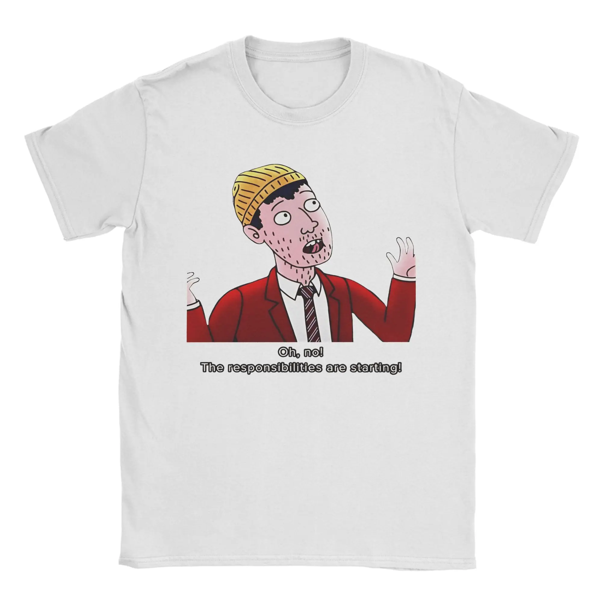 BoJacks Horsemans Todd Portrait Funny Quote T-Shirt Summer  Cotton T Shirts For Men Popular Tshirt Short-Sleeve Awesome Tops