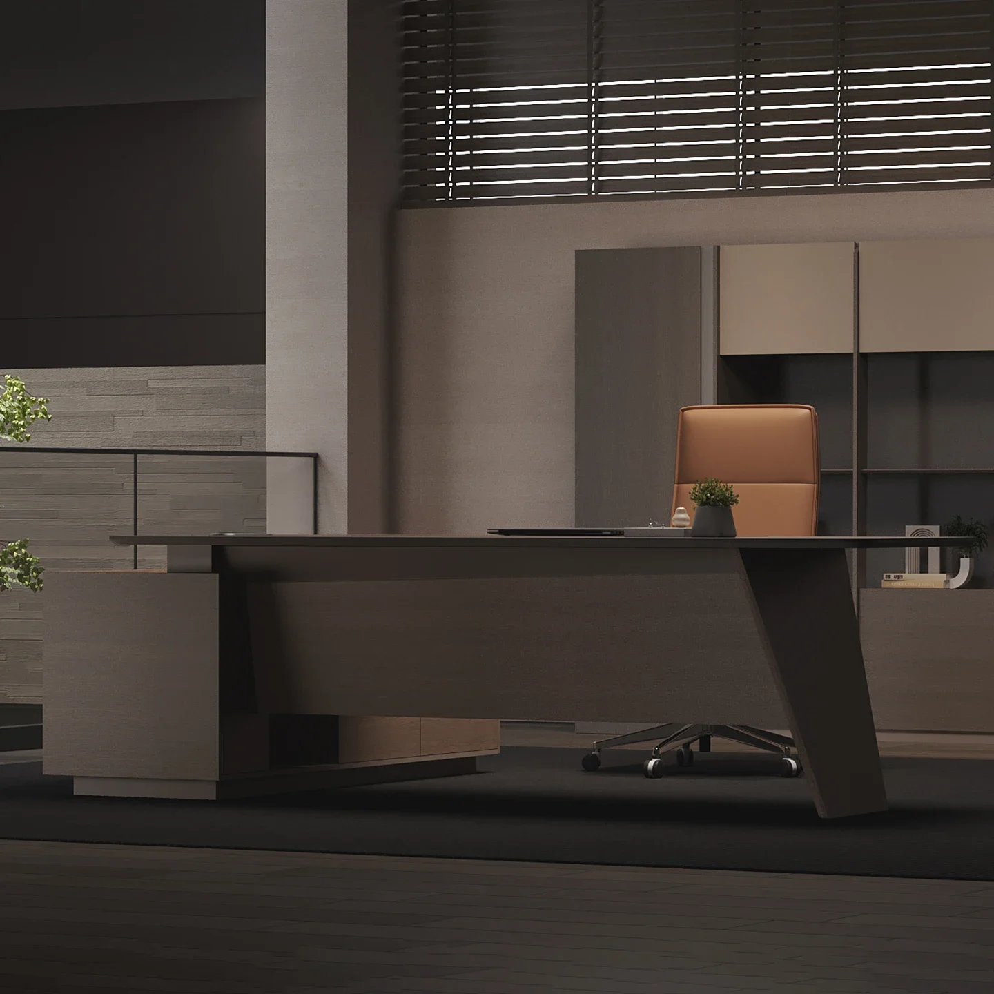 Boss office desk and chair combination modern high-end manager office large desk single small supervisor desk