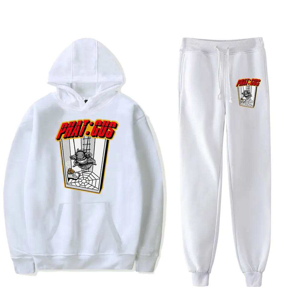 Mark Rober Phat Gus Vintage 90s PULLOVER Merch Hoodies Set Men Women Hoodies Pants Two-Piece Pullover Sports Fashion