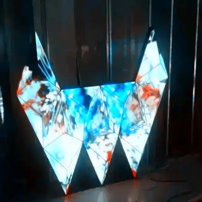 Innovative P2.5 GOB LED Module Panel Curved DJ Table Booth Display Screen for Disco Bar Stage Live Performance Decoration view 3