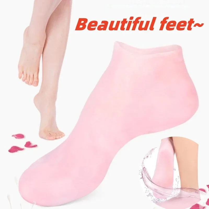 

Socks Exfoliating Moisturizing Anti Dry Cracked Plantar Protection Socks Exfoliating Silicone Foot Skin Care Elastic Socks