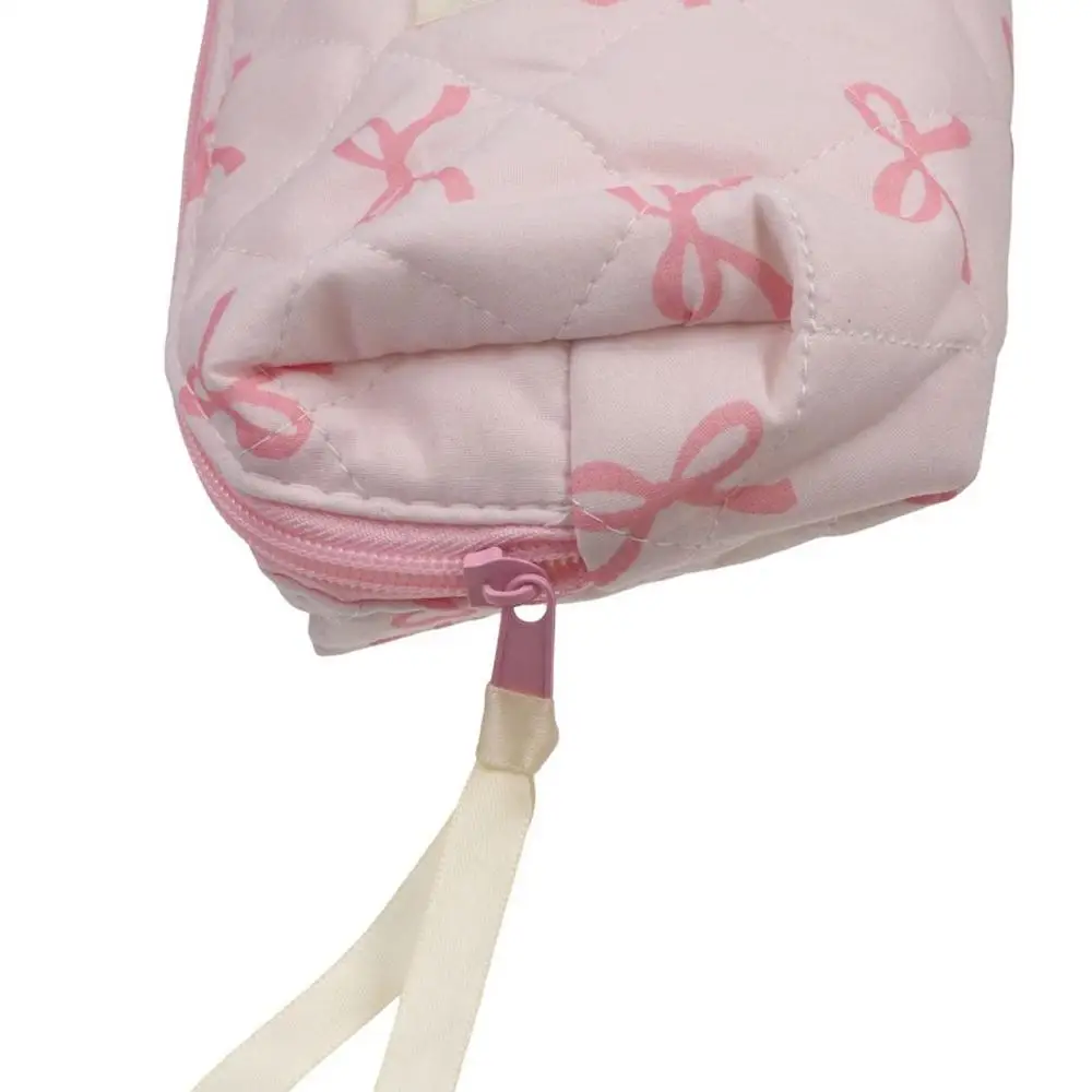 

Bowknot Bow Stationery Bag Desktop Storage Aesthetic Korean Style Pencil Case Large Capacity Pink/White/Blue Bow Pencil Pouch