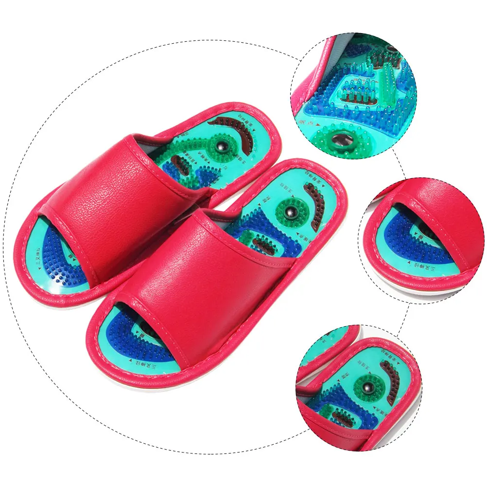 

Acupoint Pedicure Shoes Foot Health Massage Magnetic als Therapy Household Lightweight NonSlip Breathable HollowToe