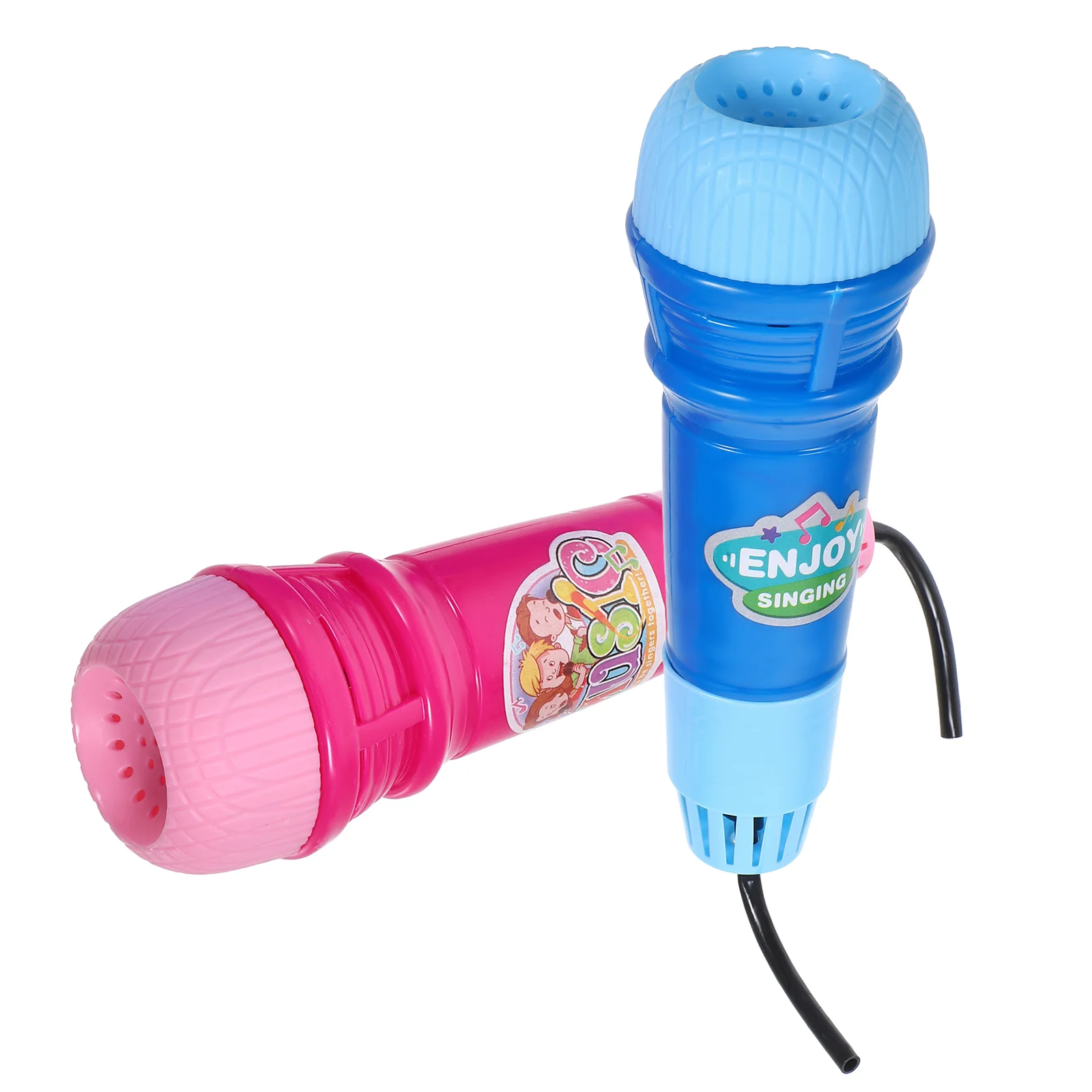 

5 Pcs Microphone Toys Compact Lightweight Kids Role Play Plastic Toy Mic Gifts Musical Instruments Educational Playthings