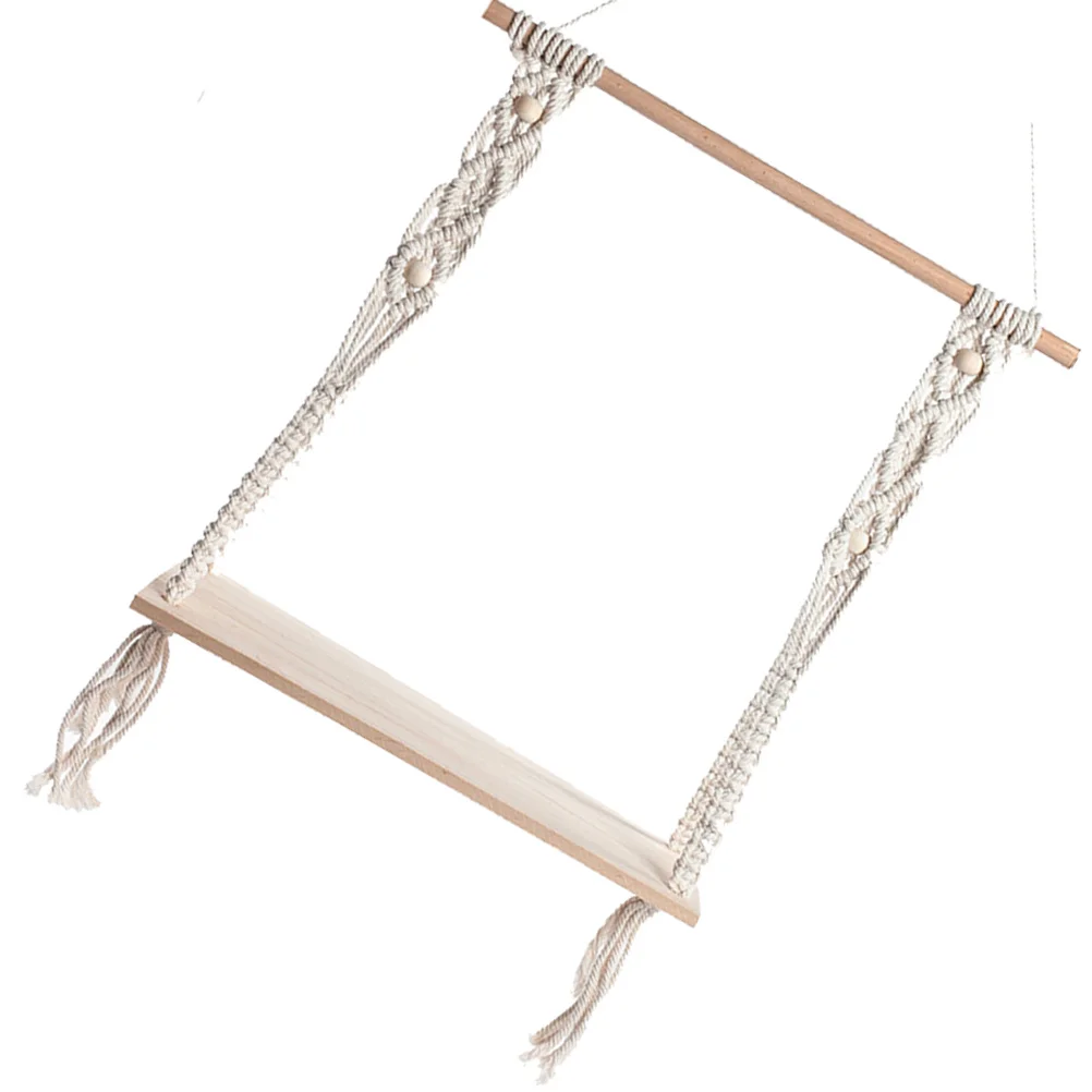 

Cotton Thread Hanging Tapestry Storage Rack Bohemian Wall Decor Eco-Friendly Gift Home Indoor Outdoor Use
