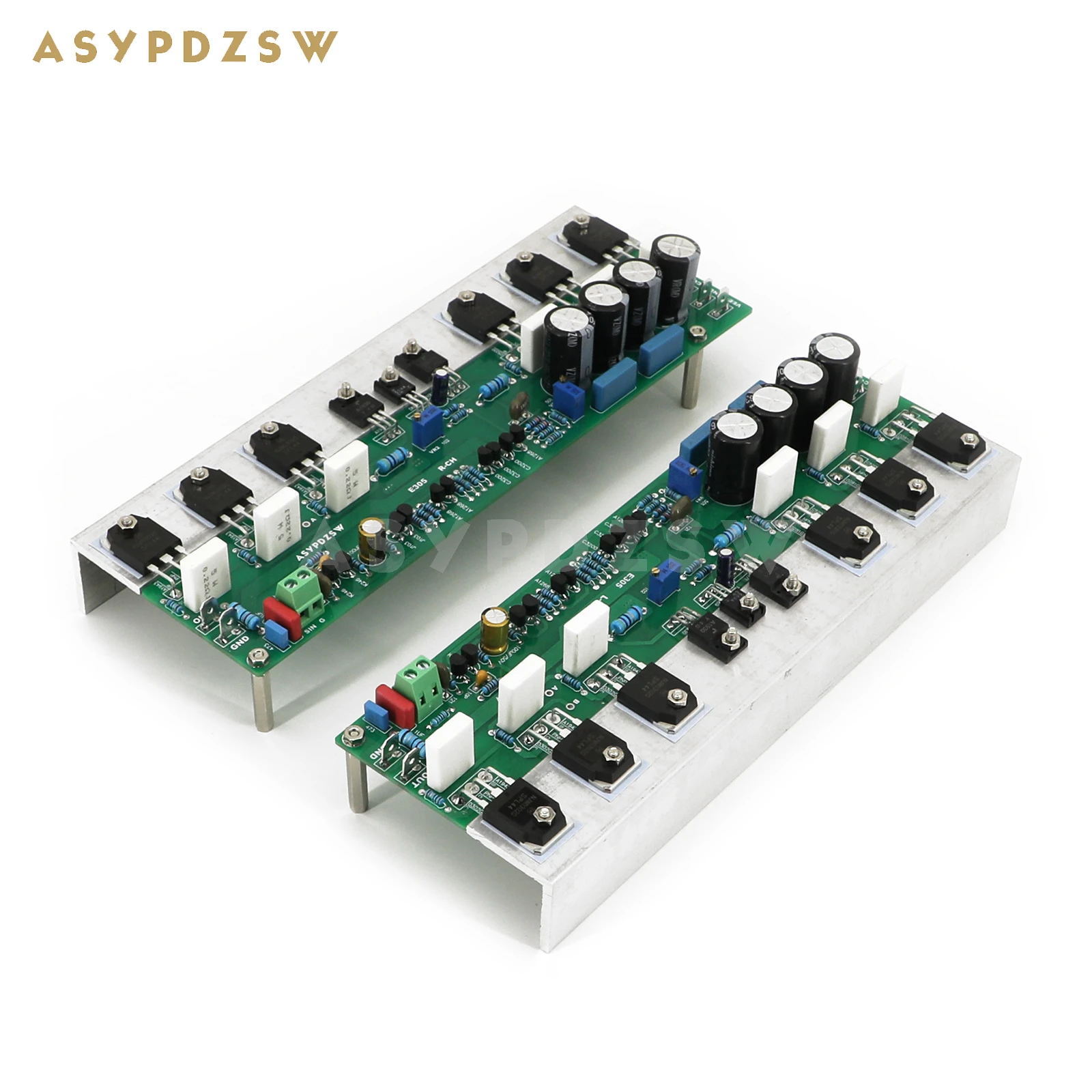 HIFI Stereo E305 FET Differential Architecture Power amplifier DIY Kit/Finished board Base on Accuphase With Angular aluminum