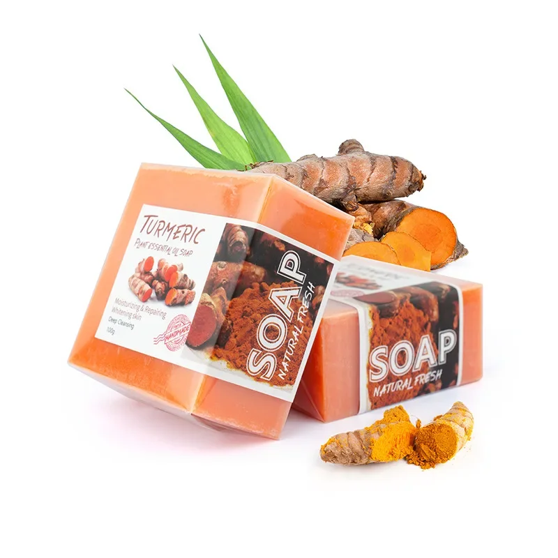 Bath Soap Gentle Cleansing Softening Cuticle Softening Skin Body Cleansing Scrub Soap Papaya Angelica Ginger Slices Soap