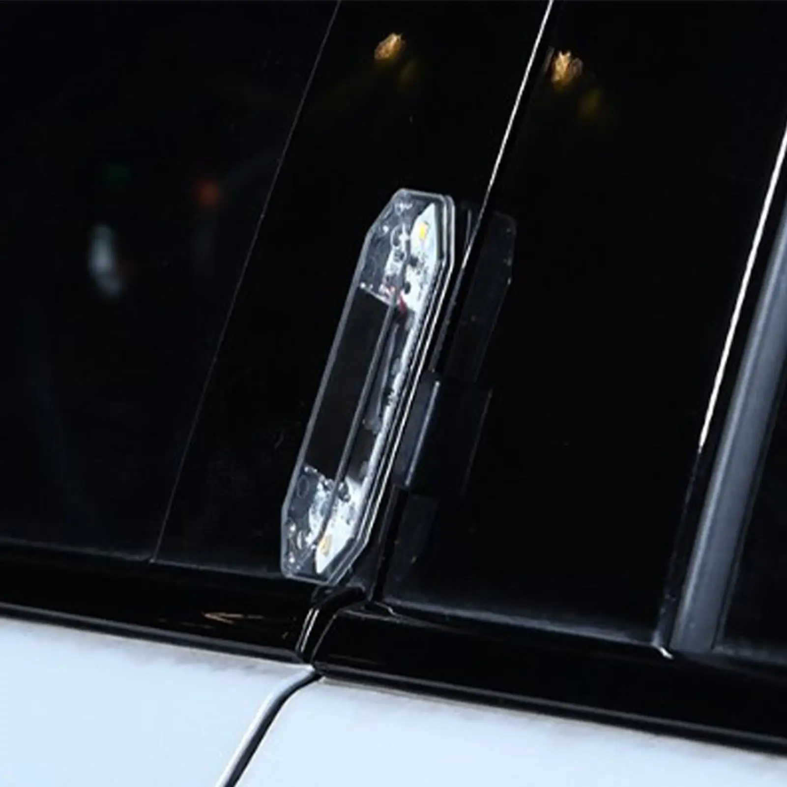 Car Door Lights Solar Powered Vehicle Anti-collision Door Lamp Car Flashing Warning Lights for Automotive Sedan SUV Nighttime