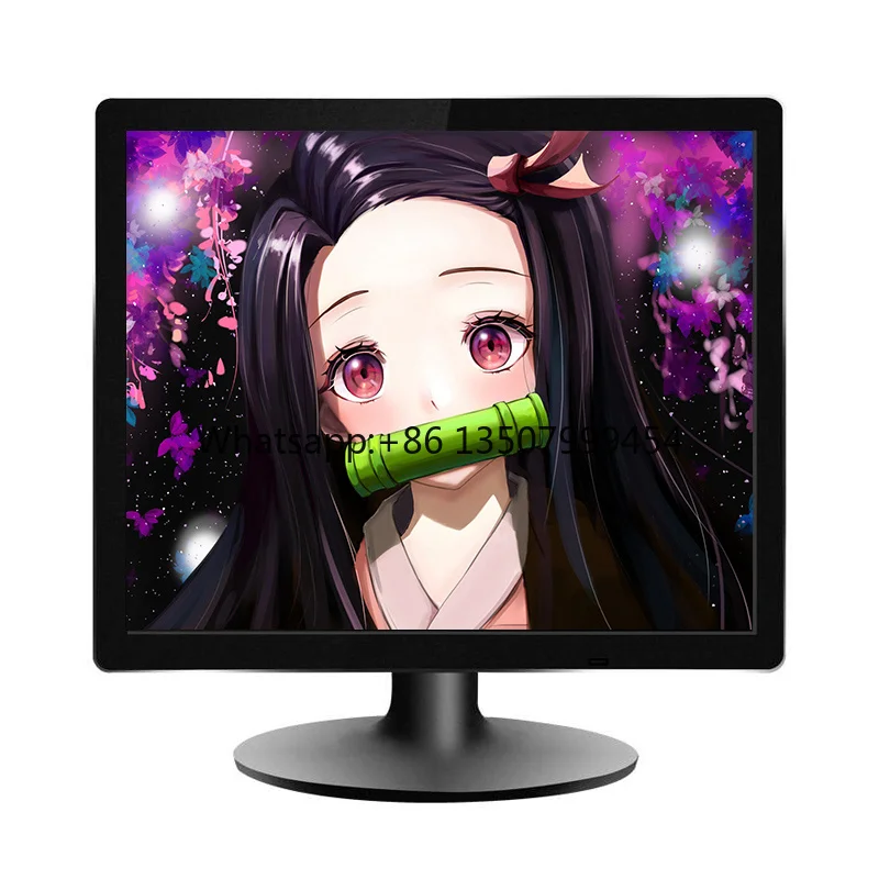 New 19 Inch TN Panel 4:3 LED LCD Computer Monitor for Desktop Office Use with 99% SRGB and 3-Year Warranty