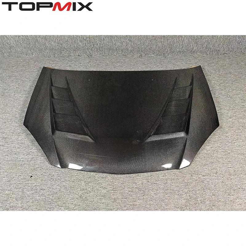 For Honda 2001-2006 Integra Type-R DC5 Carbon Fiber Engine Hood with Air Vents (Fits Acura RSX Type S)