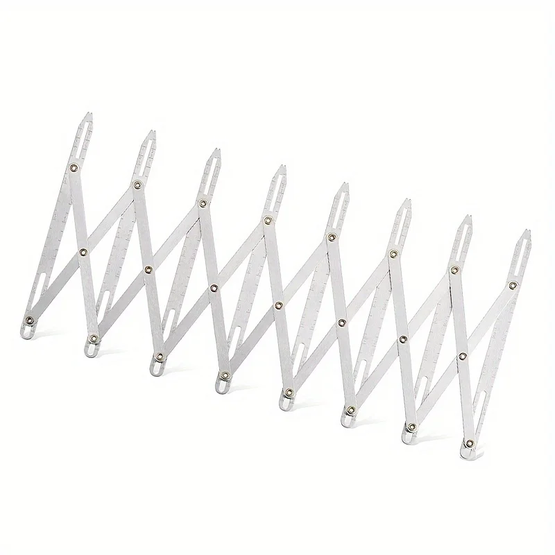 Aluminum Expanding Sewing Gauge Button Guide Spacing Device for Buttons, Pleats