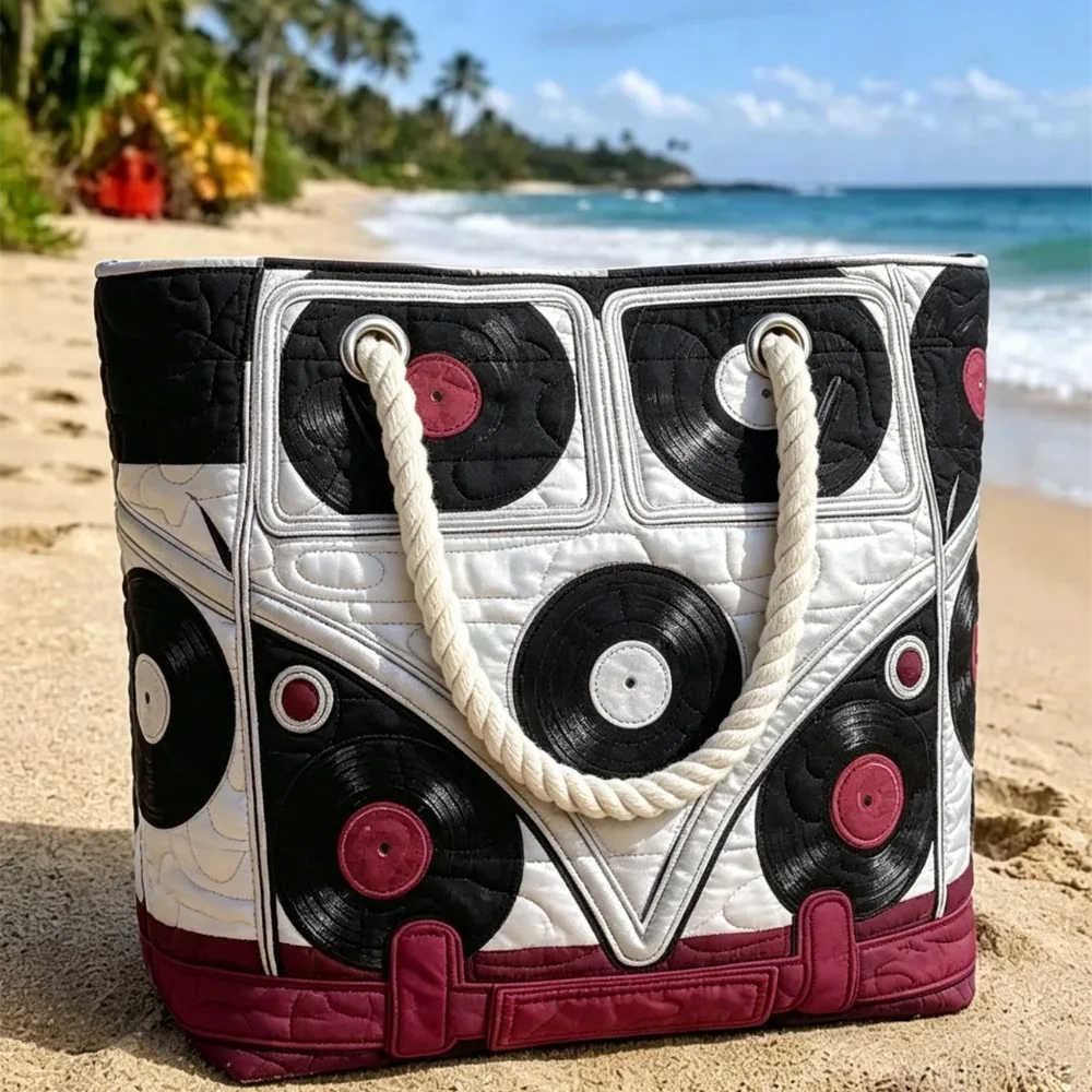 Women's Quilted Handbag, Lightweight and Durable Quilted Shopping Bag, Without Embroidery Patterns