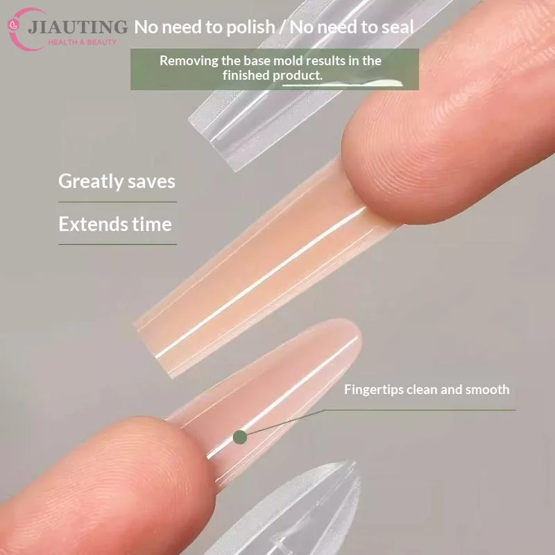 

240 Pcs Sandwich Nail Mode For Nail Extension Almond Coffin 15 Size Nail Rapid Extension Dual Forms Bottom And Top Manicure Tool