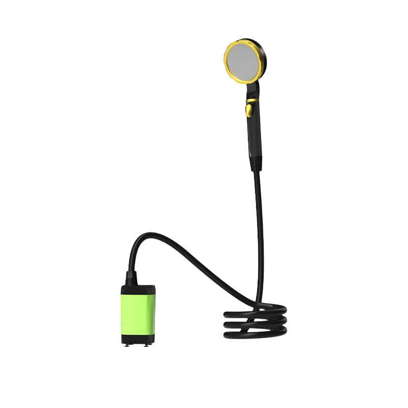 6000mAh Portable Camping Shower Pump RV Outdoor Shower Kit W/Full Screen Intelligent Digital Display Camp Shower Kit Outdoor 