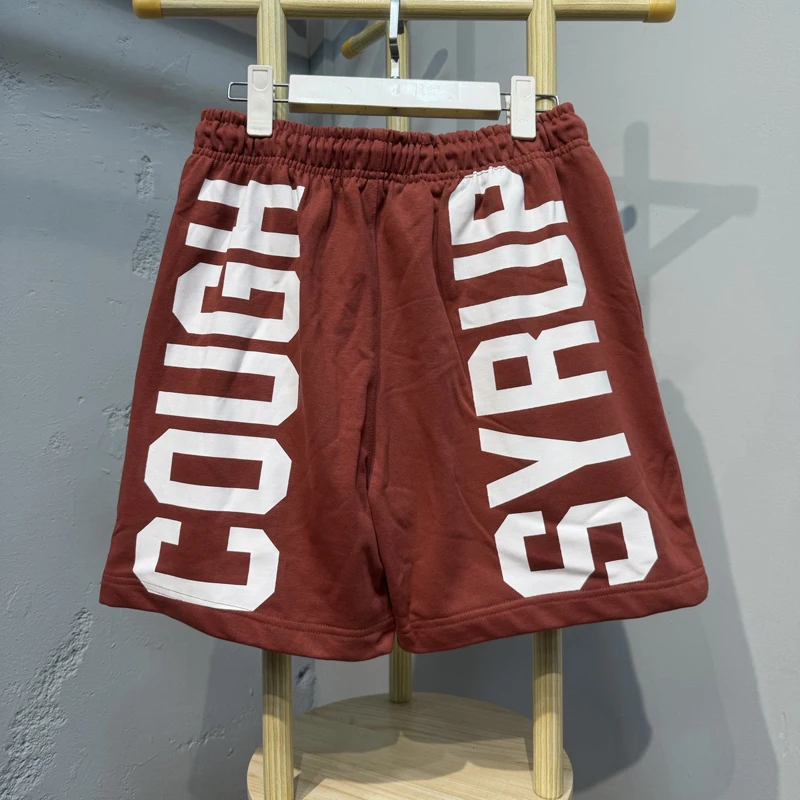 

Streetwear Trend Casual Loose Fit That's A Awful Lot of Cough Syrup Shorts American Style Printed Shorts