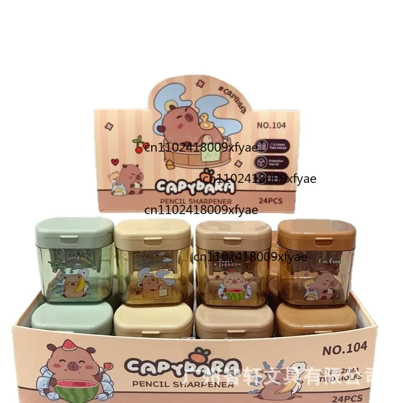 Disney Kawaii Stitch Dubbele Gat Puntenslijper voor Studenten Leuke Lilo Puntenslijper Kinderen Puntenslijper Briefpapier