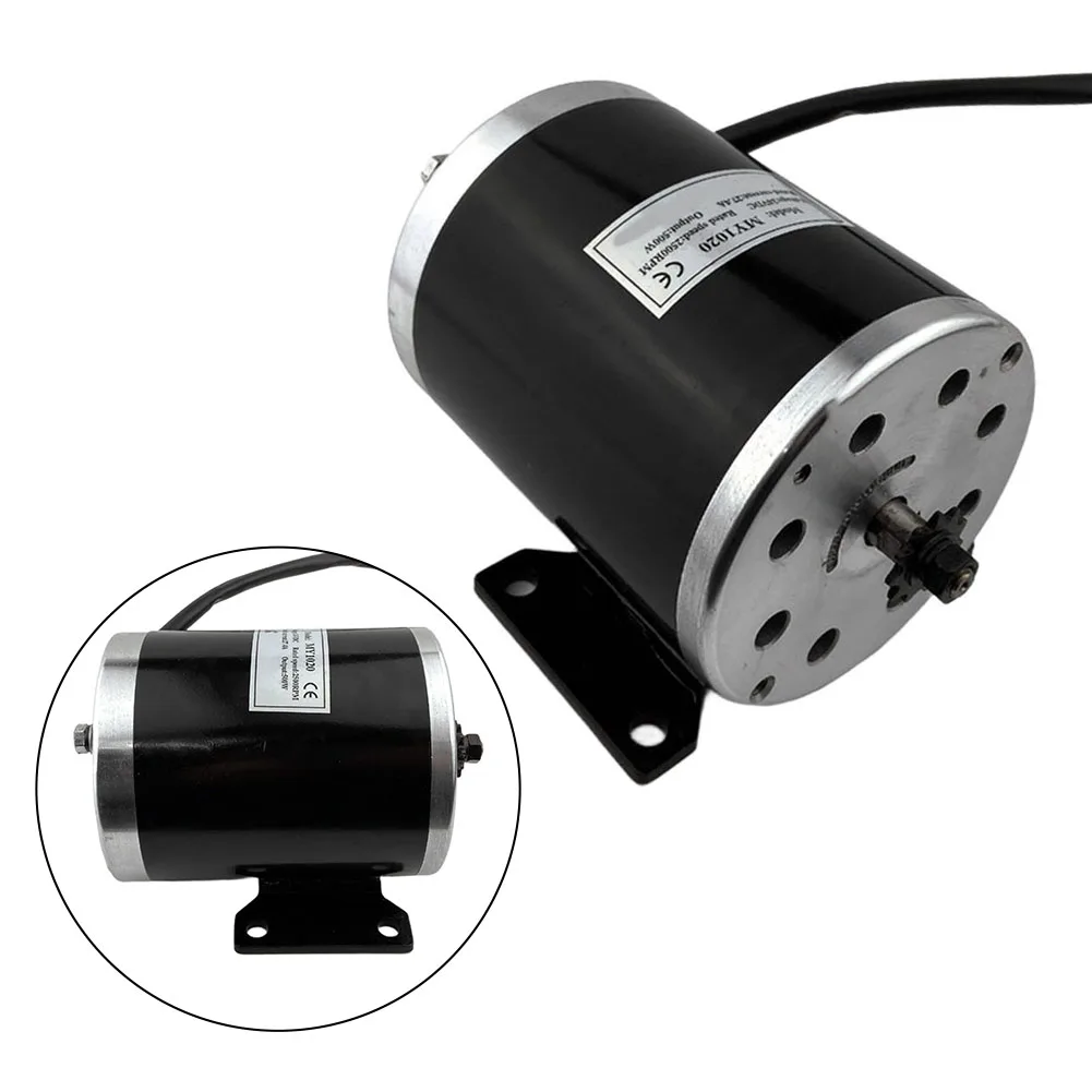 

24V 36V 48V 500W Electric Motor With Brushed DC Motor Rated Speed 2500RPM DC Brush Motor For E-Bike Electric Scooter Quad Parts