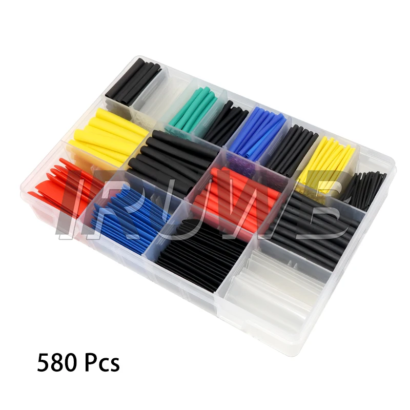 Per cavi termoretraibili Tubo termoresistente kit tubi termorestringenti Termoretractil Tubo termoretraibile Confezione assortita Isolamento fai da te