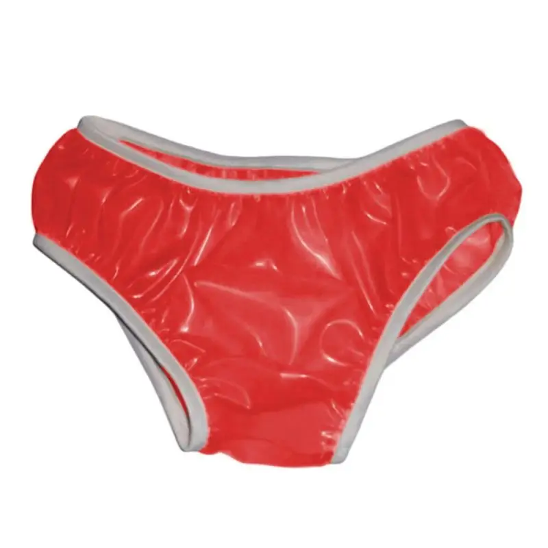 

Hot Selling Transparent Waterproof Triangular Shorts Private Party Transparent Underwear Sexy PVC Transparent Underwear Customi