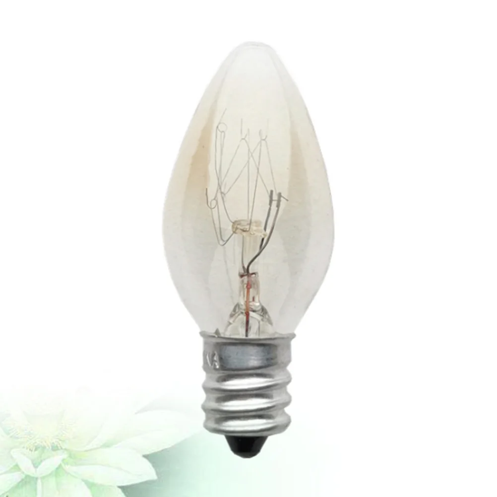 10pcs 220V 10W E12 Small Screw-mouth Incense Bulbs Bulb for Home Restaurant Hotel (Silver) E12 Incense Bulbs