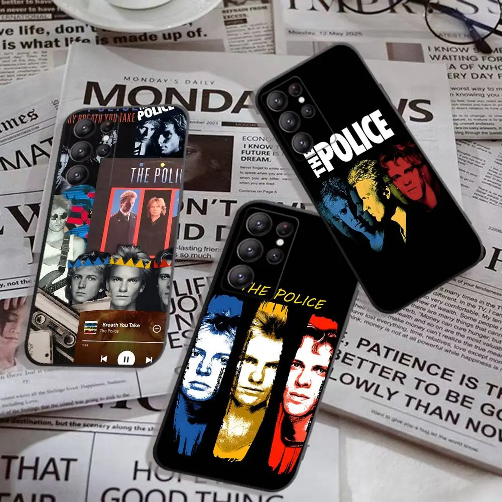 Rock Band The Police Phone Case For Samsung S 24 fe 25 Ultra plus 20 lite 21 30 22 23 24 22 Ultra 5G Fundas
