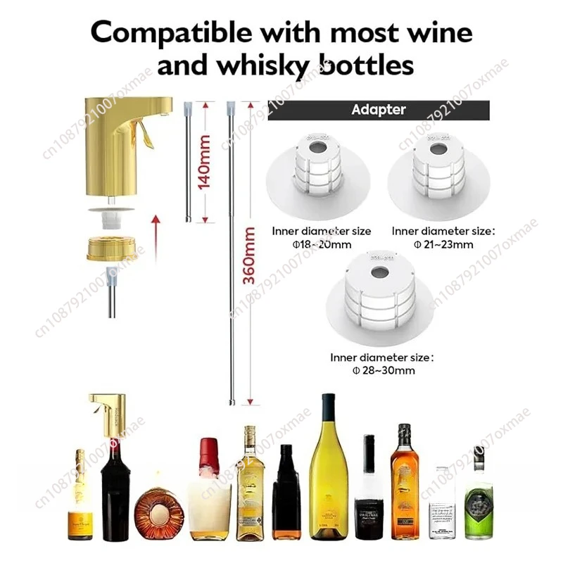 

New Portable Mini Automatic Wine Decanter Electric Wine Aerator and Wine Dispenser