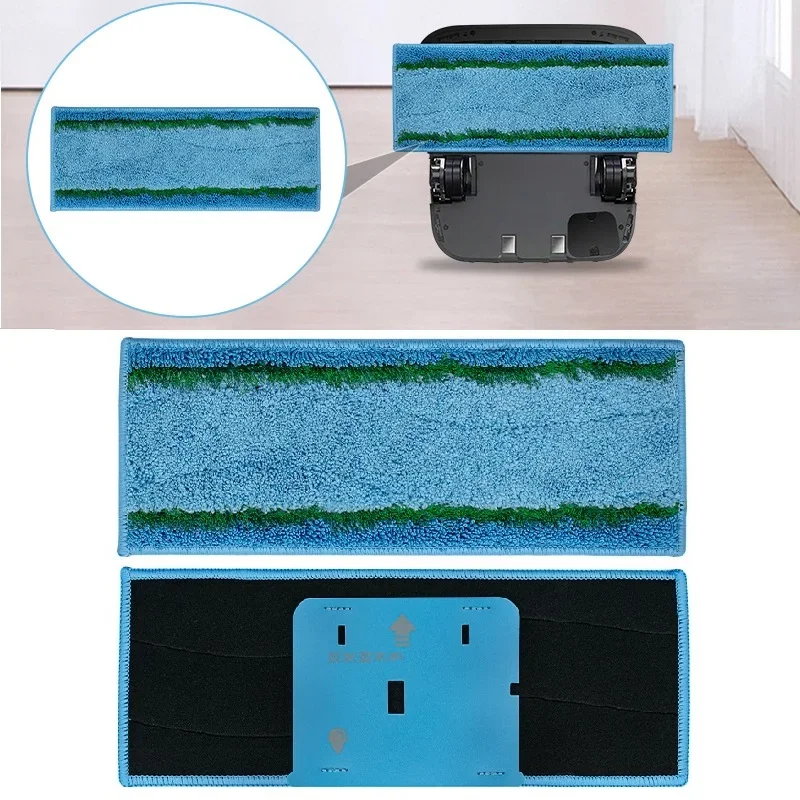 2PCS Upgraded M6 Wet Mopping Pads for iRobot Braava Jet M6 Series Ultimate Robot Mops Washable Reusable M6 Pads Accessories