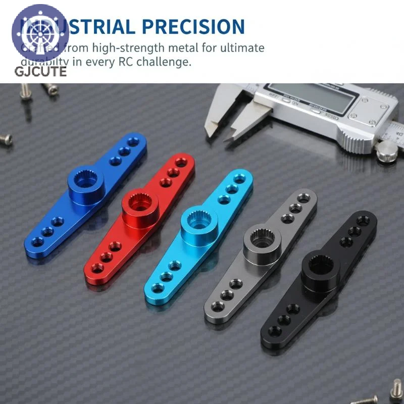 Aluminum Alloy RC Servo Arm 25T Steering Servo Dual Arm For RC Car Crawler Large Torque Digital Coreless Servo Parts