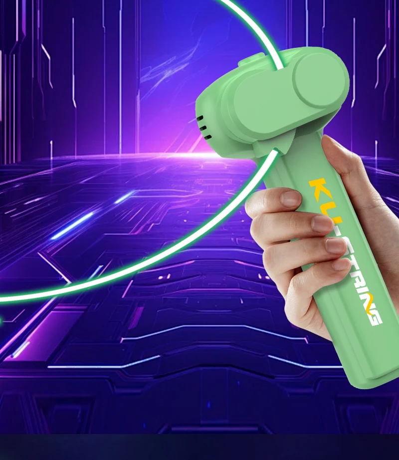 Kinder String Seil Glow in The Dark Spielzeug String Seil Launcher Leuchtende Tragbare Handheld String Stress Relief Spielzeug Für Kinder – Detail 3