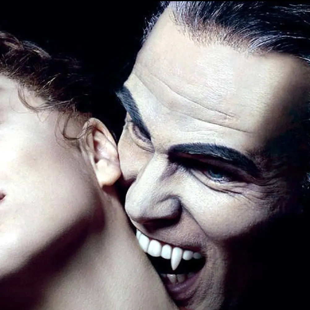 

Retractable Fangs Vampire Tooth Luxury Halloween Fake Prop Reusable Pp Plastic Party Props