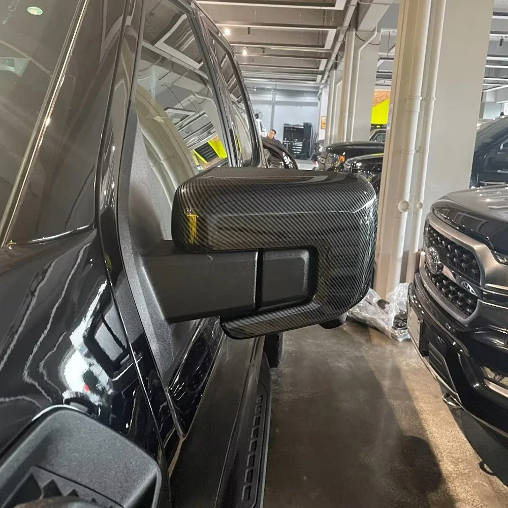 

Для Ford F150 F-150 Raptor 2021 2022 2023, боковое зеркало заднего вида из АБС-пластика, декоративная отделка, внешние аксессуары для автомобиля