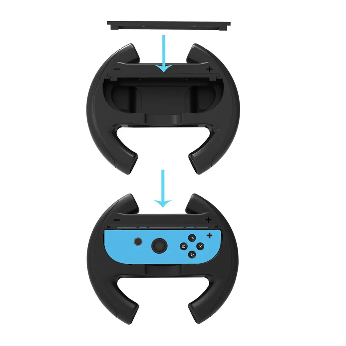 A86G NEW Racing Games Steering Wheel for Switch 2 Gaming Controller Handle for Small Controller Steering Wheel Stand