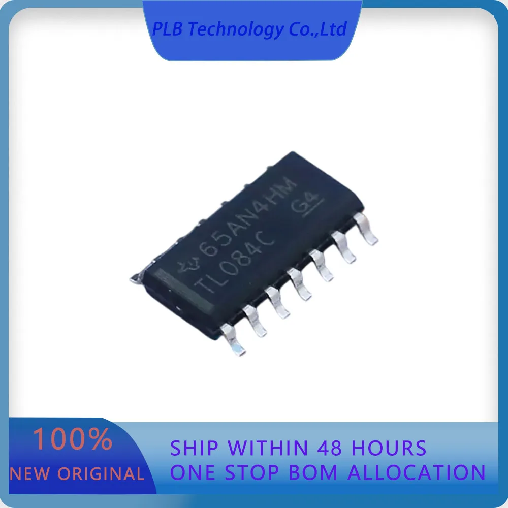 TL084CDR TL084  15mV 30pA 3MHz 13V/us 4 SOIC-14 FET Input Amplifiers Original Stock