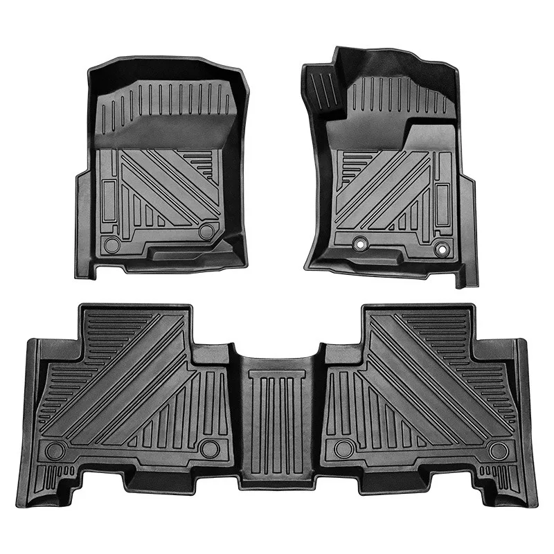 

For Toyota Prado LC150 2010-2022 Waterproof Floor Mats TPE Car Mats Fully Surrounded Dustproof Foot Pad Right Hand Steering