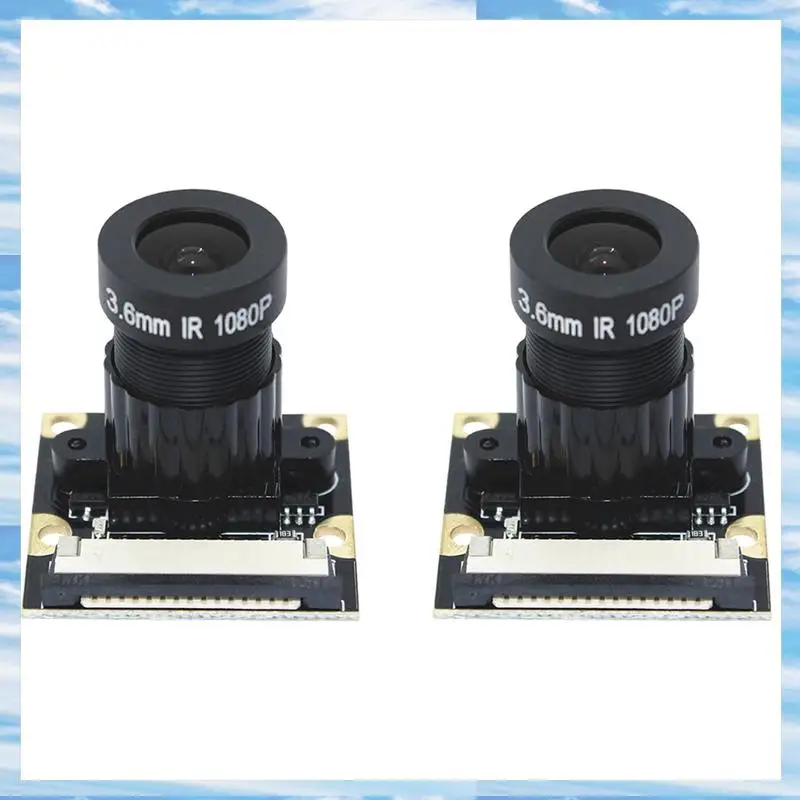 T31C-2X 5MP OV5647 وحدة الكاميرا إصدار غير للرؤية الليلية لـ Raspberry Pi 75 درجة 3.6 مللي متر تركيز قابل للتعديل 1080P HD كاميرا ويب
