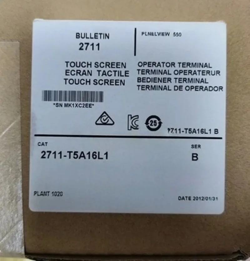 Brand New Touch Screen Panel For 2711-T5A16L1 2711-T5A15L1 2711-T5A12L1 Touchsceen Panel With Front Overlay Fast Delivery