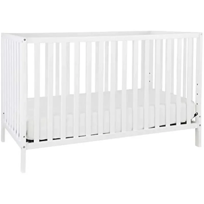 

4-in-1 Convertible Crib in White, Greenguard Gold Certified