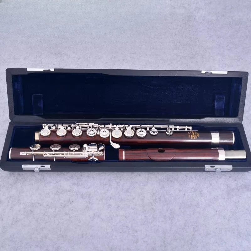 Redwood Flute 17 Open Hole Silver Plated E Key Cocobolo Professional MFL-203