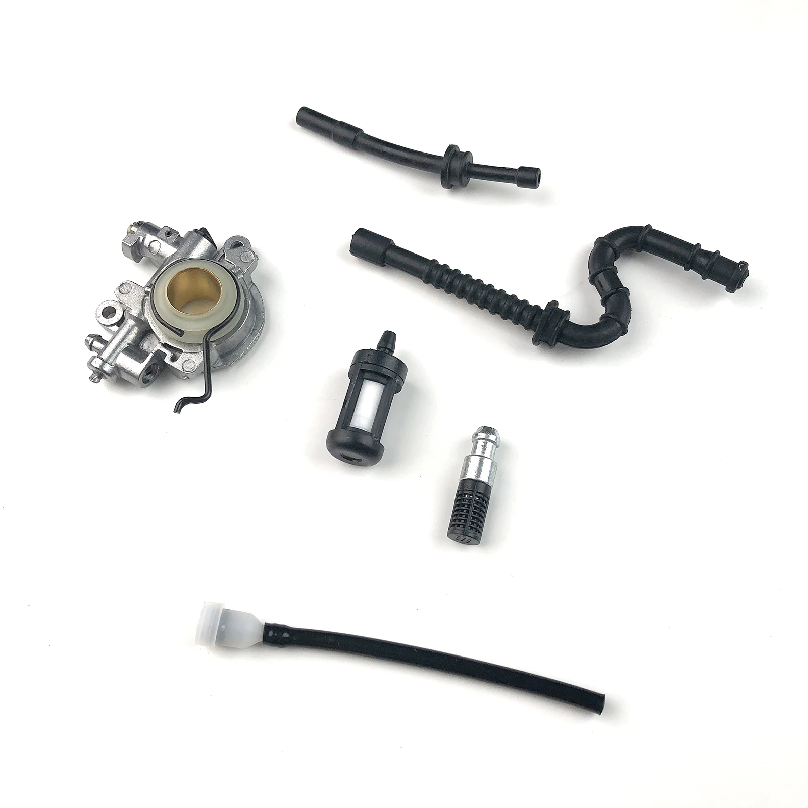 

1kit Oil Pump Line & Worm Gear Spring Fuel Line Fuel Filter Tank Vent for Stihl 029 039 MS290 MS310 MS390 Replace 1127 640 3200