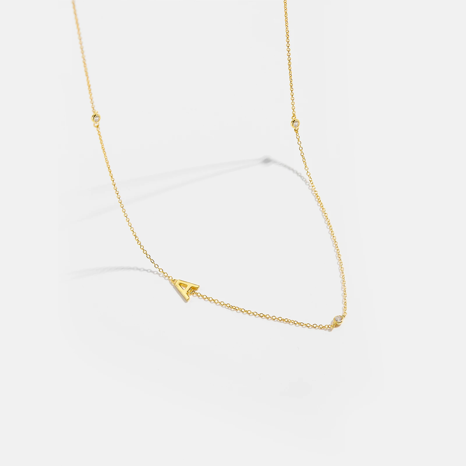 VEWANT 925 Sterling Silver Letters Zircon CZ Pendant Classic Long Chain Necklace Luxury 2024 Fine Luxury Birthday Gift Jewelry