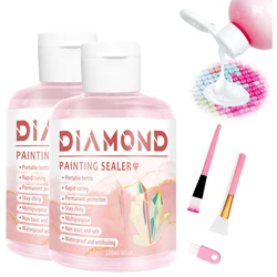 Diamond Painting Sealer, 5D Diamond Painting Glue Permanent Hold & Shine Effect Sealer for Diamond Painting and Puzzle Glue.