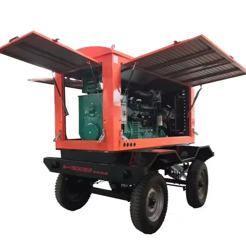 5KW 8KW 10KW 15KW Silent Open Diesel Generator Mobile Customization