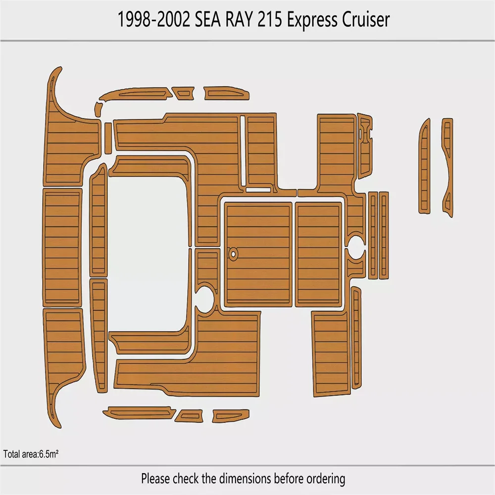 1998-2002 SEA RAY 215 EC Cockpit Swim platform 1/4